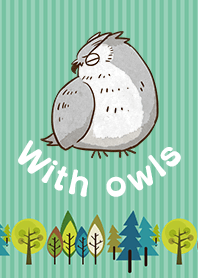 With owls