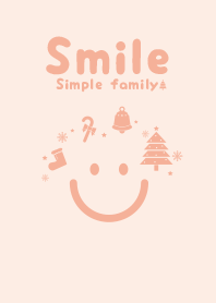 Smile & Xmas tree Deep baby pink