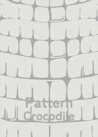 Pattern Crocodile Mist WHT