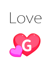 ハート イニシャル "G"