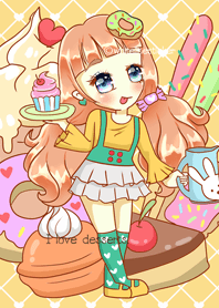 I love desserts.
