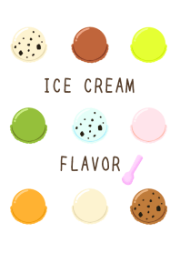 ICE CREAM FLAVOR/WHITE