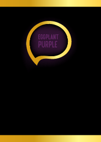 Eggplant Purple Gold In Black Theme (JP)