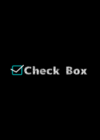 チェックボックス -黒-