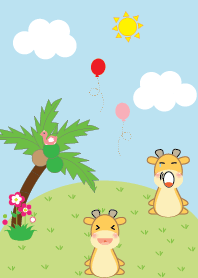 Giraffe giraffe theme