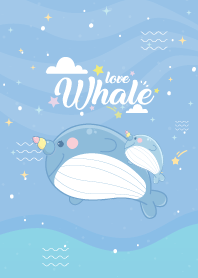 Whale Unicorn Undersea Sky