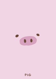 Pink Pig face