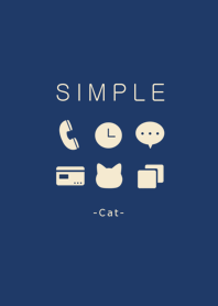 SIMPLE -Cat- Navy ver1.2