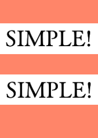 SIMPLE!SIMPLE!j-APRICOT COLOR