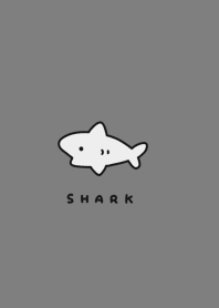 shark pattern/gray black