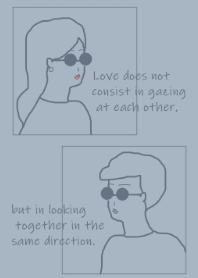Sunglasses Boy and Girl (blue beige)