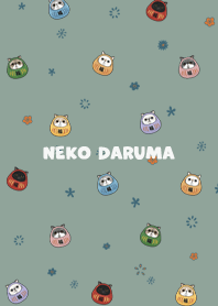daruma-neko / dusty green