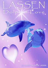 ラッセン「Dolphin Love」