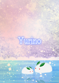 Yurino Snow rabbit on ice