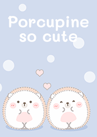 Porcupine in blue!