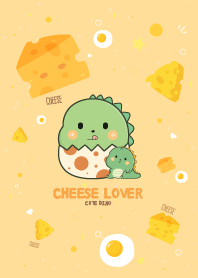 Dino Cheese Lover Kawaii
