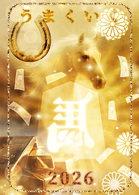 Golden Fortune 2026!Golden Left Horse2