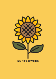 cute sunflowers icon
