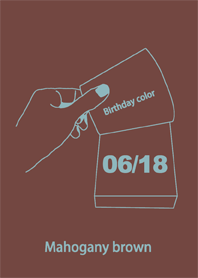 Birthday color June 18 simple: