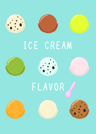 ICE CREAM FLAVOR/BLUE GREEN