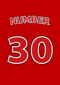 Number 30 red version