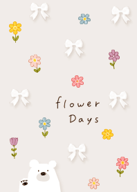 brown Ribbon and Bear Flower Days 02_2