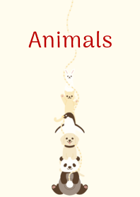 Animal 002-2 (Beige/Red)