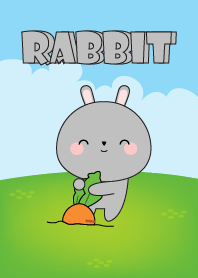 Love Kawaii Gray Rabbit Theme
