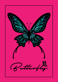 DESIGN_BUTTERFLY =PINK/BLACK=