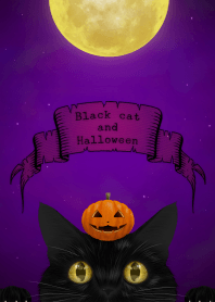 Black cat and Halloween