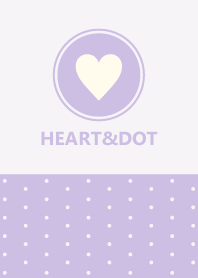 HEART&DOT -PURPLE-