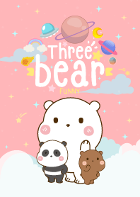 เจ้าหมีขี้เล่น กาแล็กซี่ สีโอลด์โรส