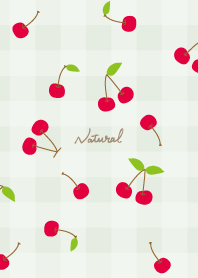 Cherry plaid pattern8 from Japan