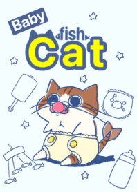 Baby fish cat  cute Revised version.