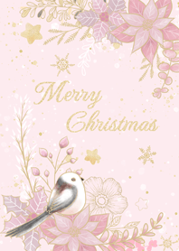 【聖誕節】粉色雪國精靈的祝福