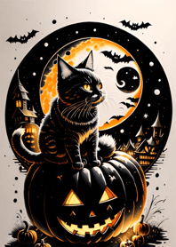 halloween cat 92dEfC