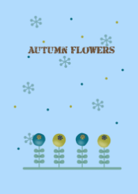 Scandinavian style / autumn flowers 2
