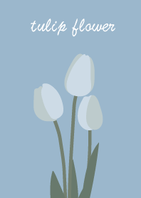 Tulip flower_blue