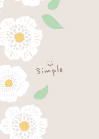 Adult White Flowers Stylish7 from Japan