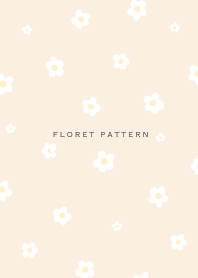 Floret Pattern  - 02-02 Beige 02