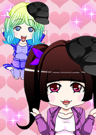 Children's day Harajuku system rock girl