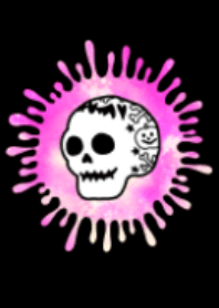 Halloween tattoo skull