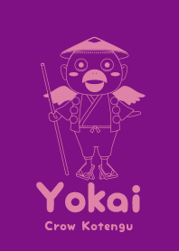 Yokai Crow Kotengu Royal purple