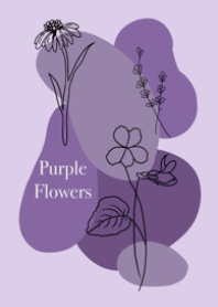 P Purple flowers