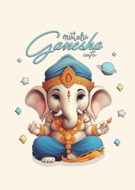 Ganesha Cute.The God Of Success : Blue