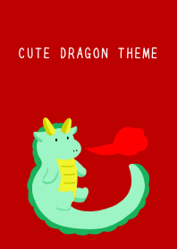 CUTE DRAGON THEME-RED-BEIGE