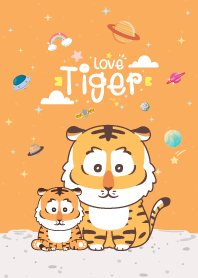 Tiger Mini Galaxy Orange