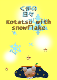 Bear daily(Kotatsu with snowflake)