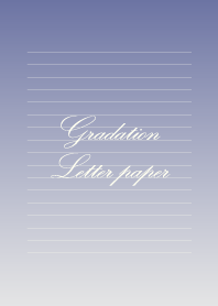 Gradation Letter paper - Gray+Navy -