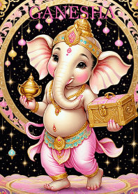 Pink Ganesha: Rich Rich & Rich Theme